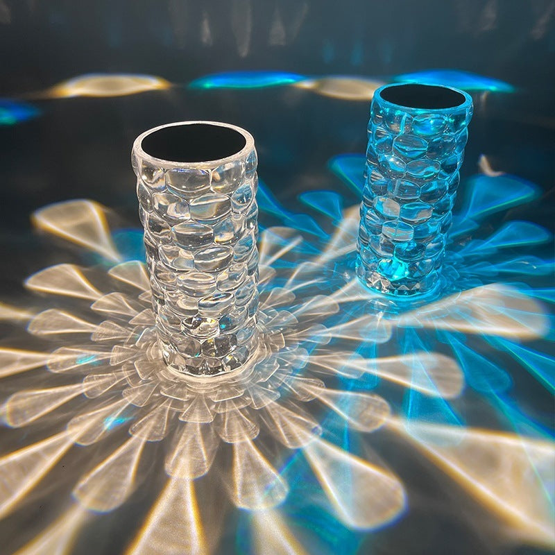Nordic Crystal USB Lamp Bedroom Touch swich color