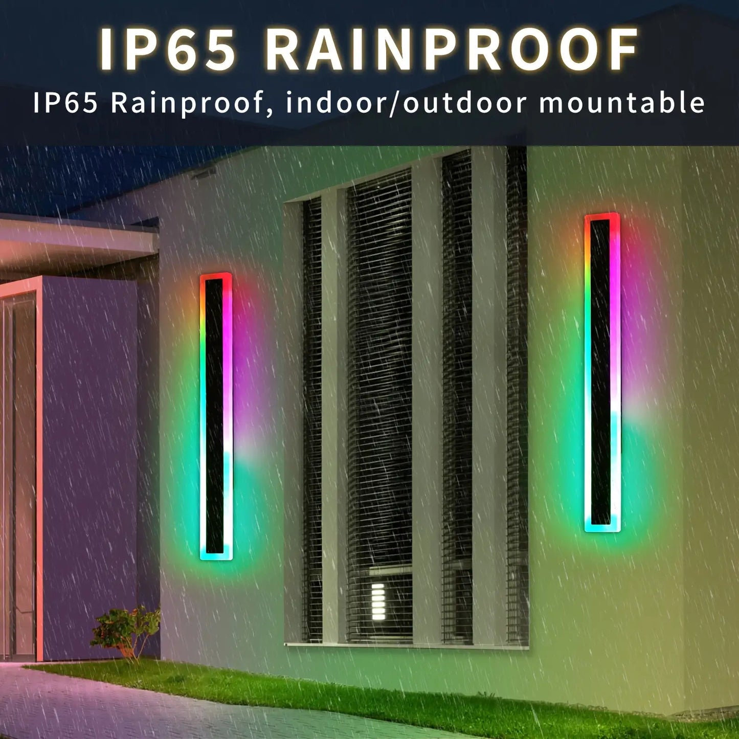 Modern Dimmable RGB LED Wall Light