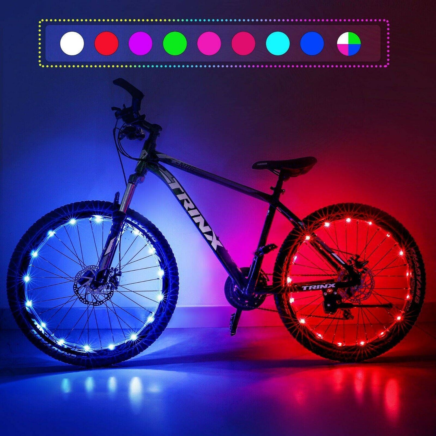 LED Bicycle Wheel Light with 7 Colours