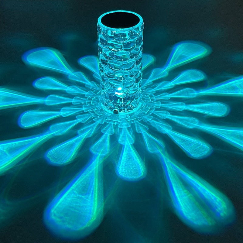 Nordic Crystal USB Lamp Bedroom Touch swich color