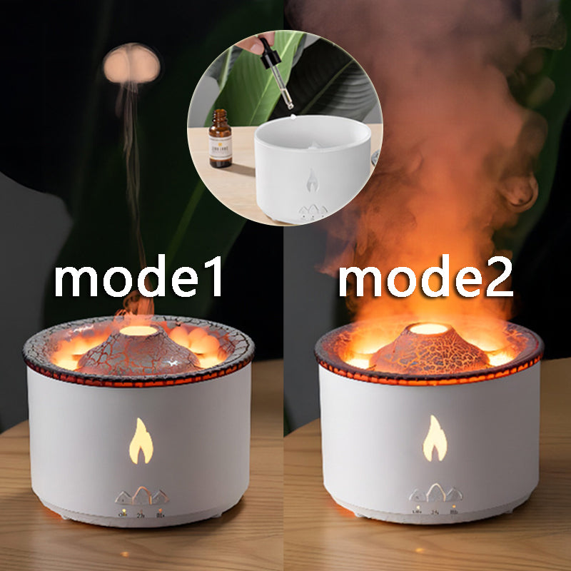 Volcano Spray Jellyfish Air Flame Humidifier