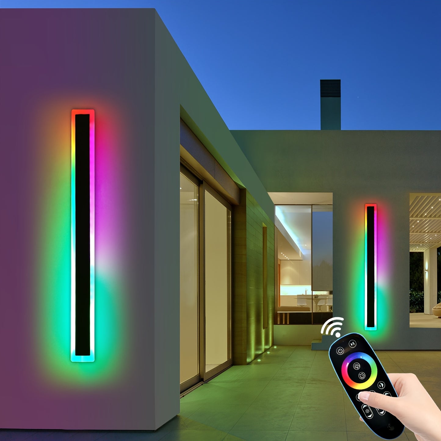 Modern Dimmable RGB LED Wall Light