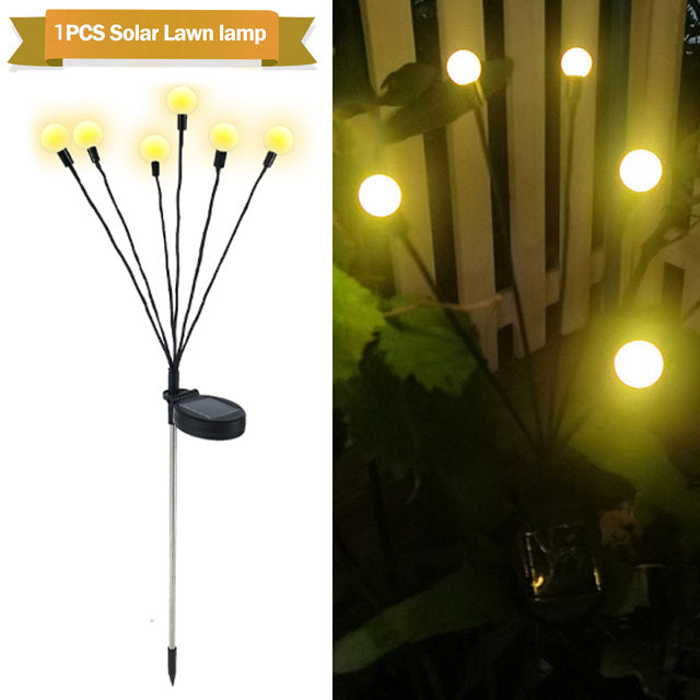 Simulation Firefly Solar LED Light Outdoor Garden Decoration