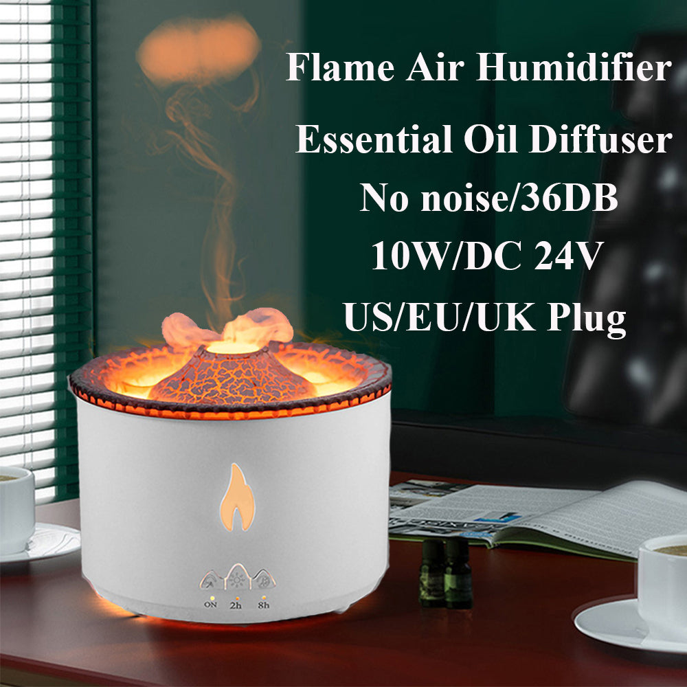 Volcano Spray Jellyfish Air Flame Humidifier