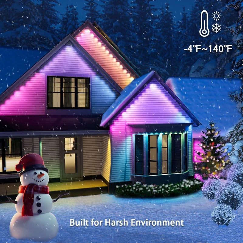 Christmas Decor Smart LED RemoteControl Outdoor RGBIC WIFI Strip Light