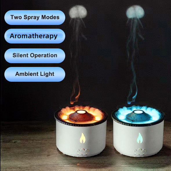 Volcano Spray Jellyfish Air Flame Humidifier