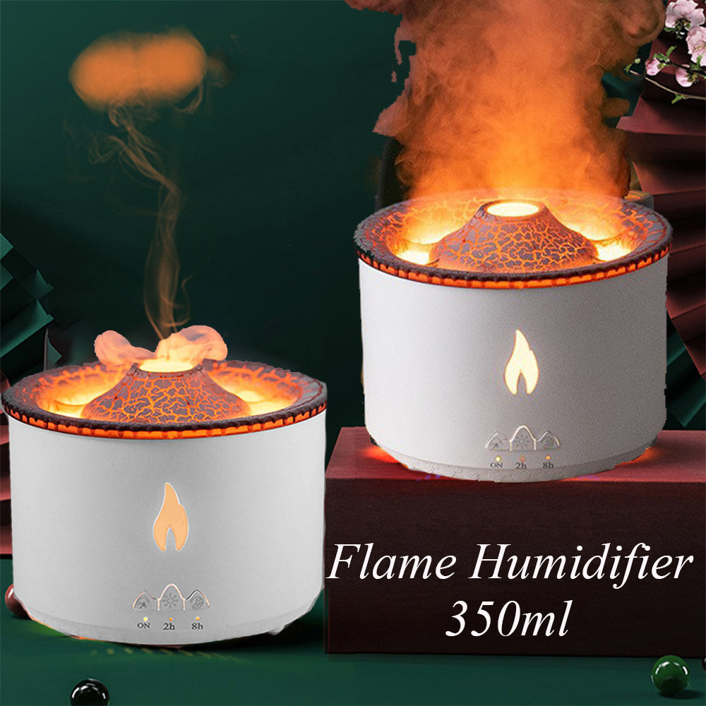 Volcano  Spray Jellyfish Air Flame Humidifier