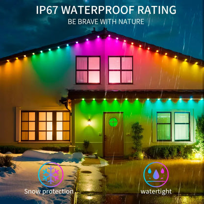 Christmas Decor Smart LED RemoteControl Outdoor RGBIC WIFI Strip Light
