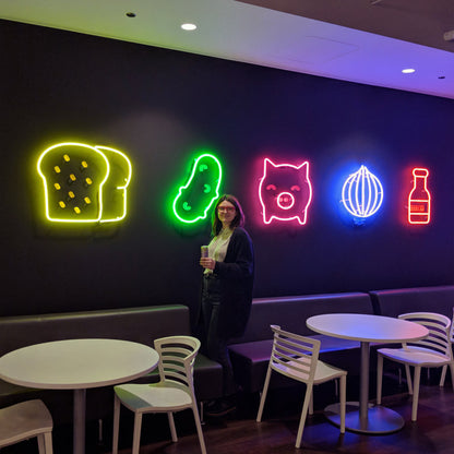 Neon RGB-IC LED Strip Lights with Music Sync