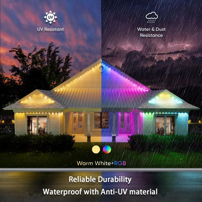 Christmas Decor Smart LED RemoteControl Outdoor RGBIC WIFI Strip Light