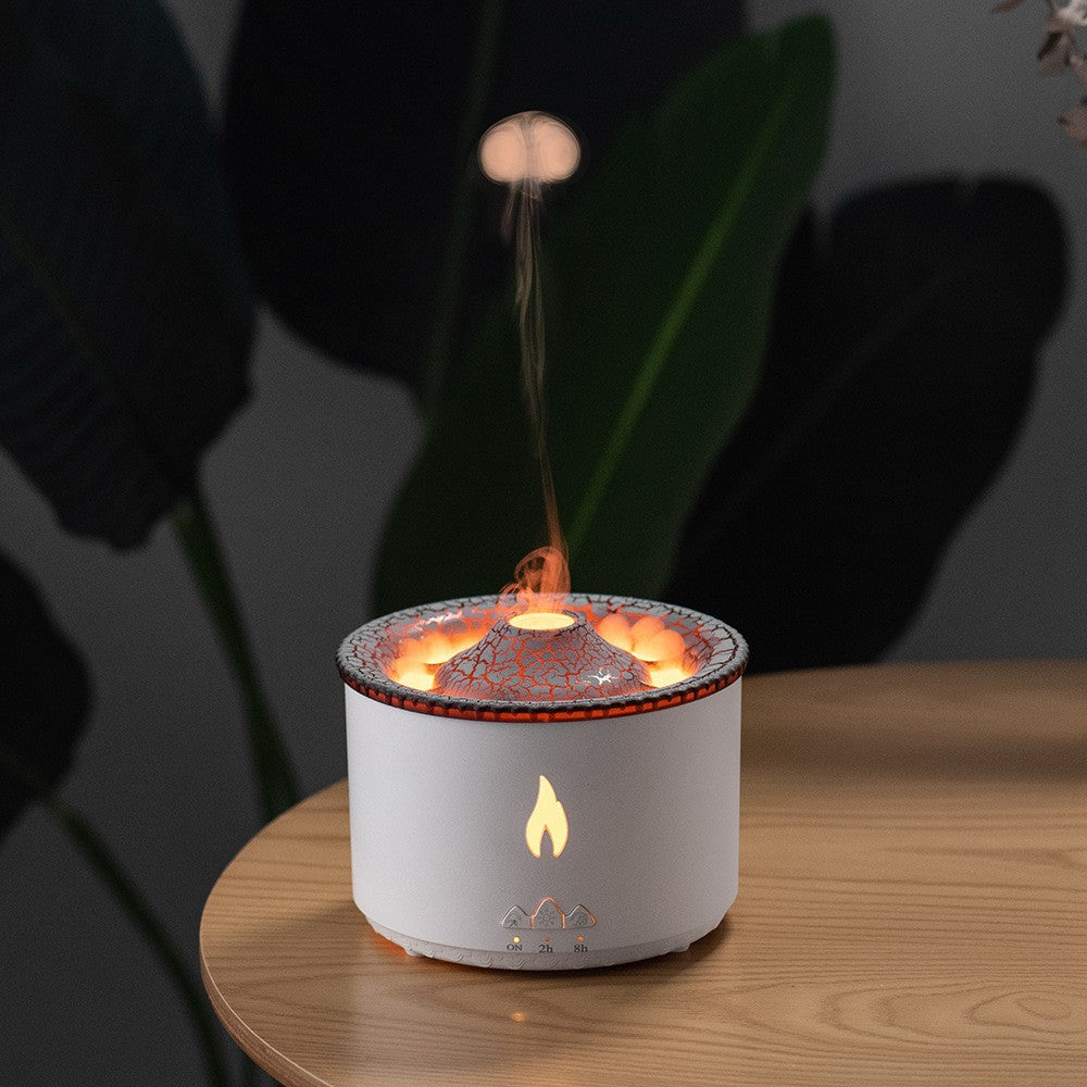 Volcano  Spray Jellyfish Air Flame Humidifier