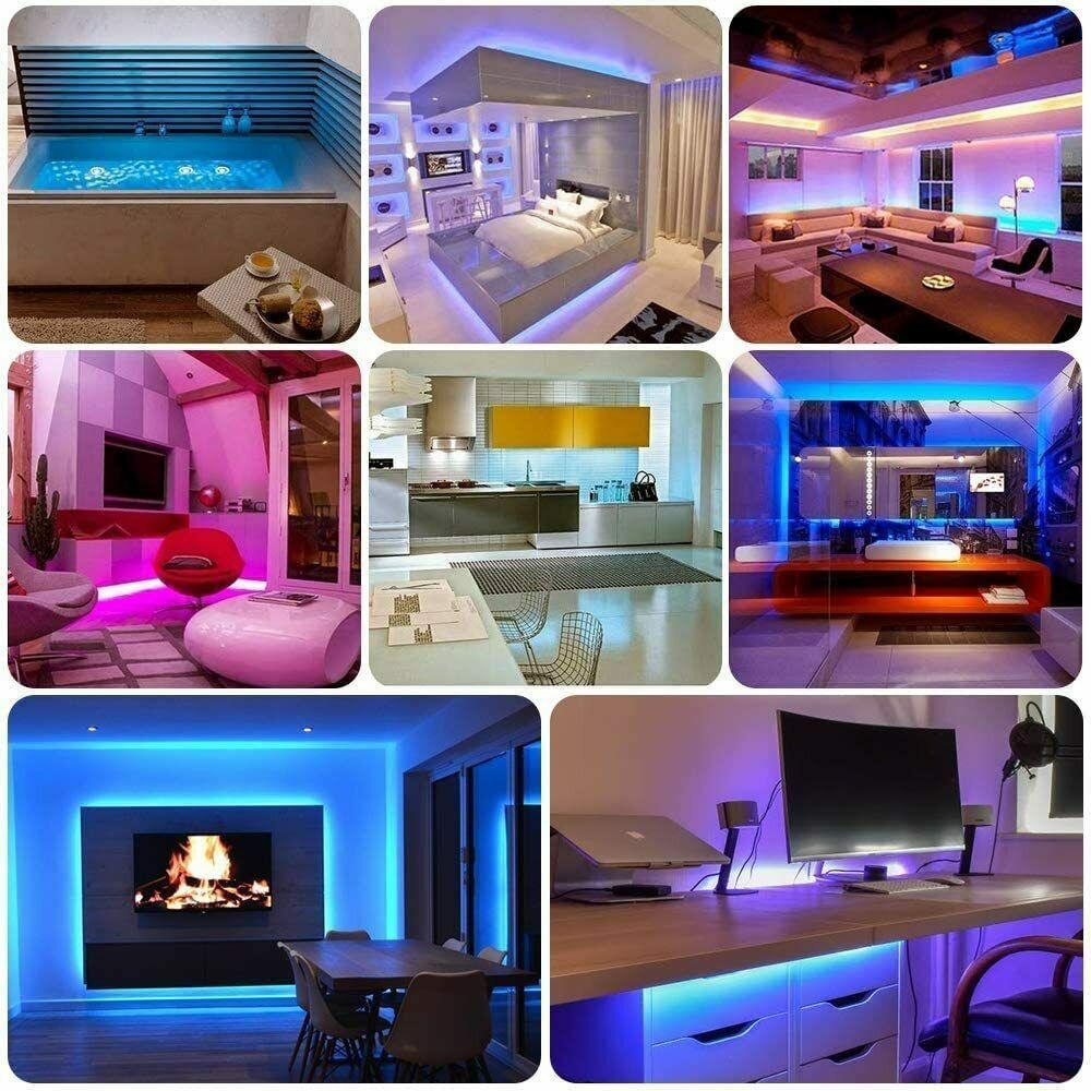 Night party house decor Led Strip Lights with bluetooth remote control